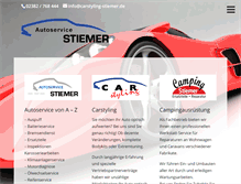 Tablet Screenshot of carstyling-stiemer.de